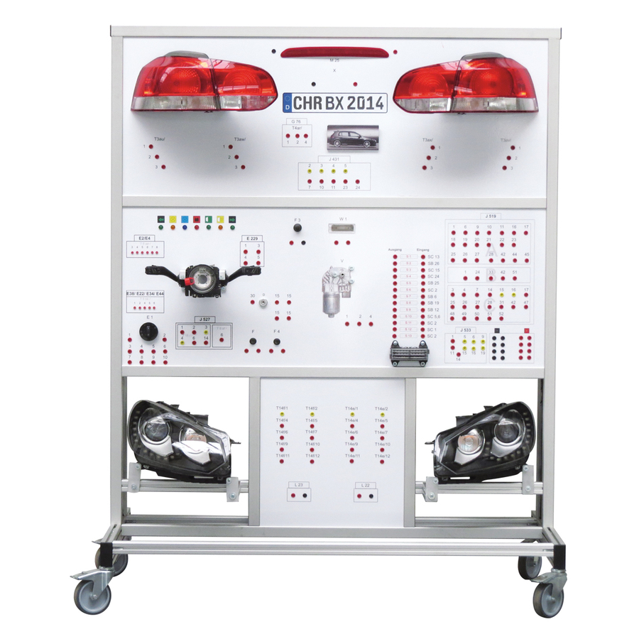 双氙气灯中控电气实训台